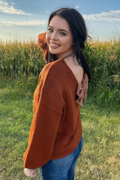RUSTIC BELLE SWEATER