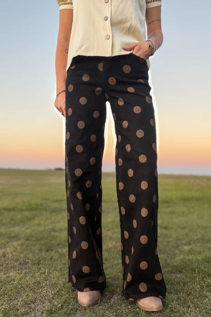DOTTIE WIDE LEG JEANS