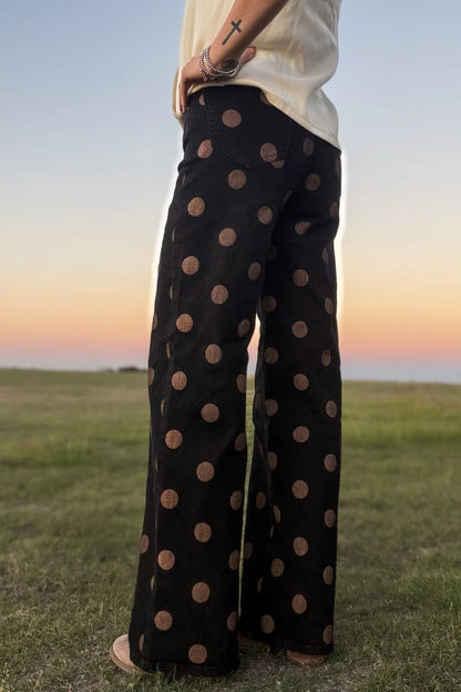 DOTTIE WIDE LEG JEANS