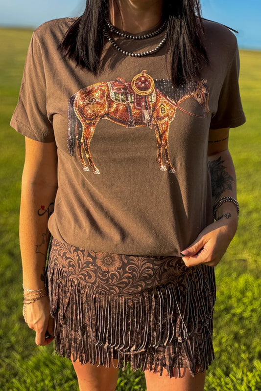 RHINESTONE COWHORSE