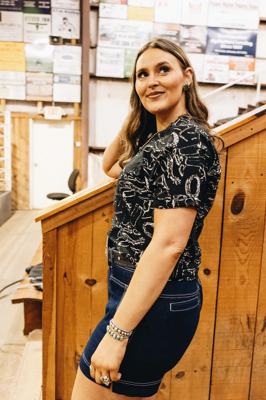 COWBOY CONSTELLATIONS TOP