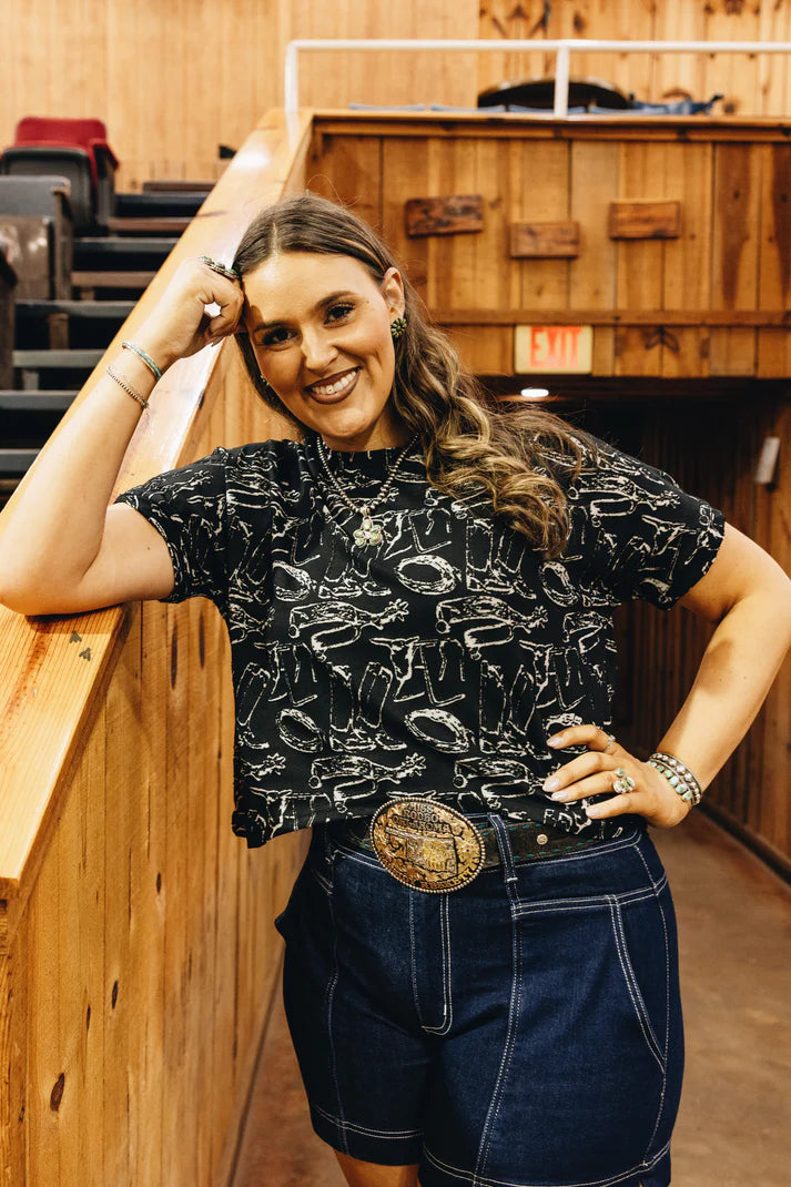 COWBOY CONSTELLATIONS TOP