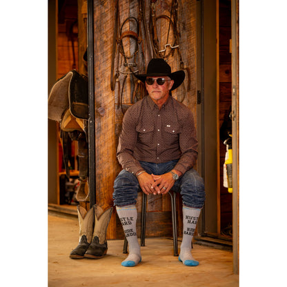 Bad Cowgirl Co. Hustle Hard, Ride Harder Performance Boot Socks