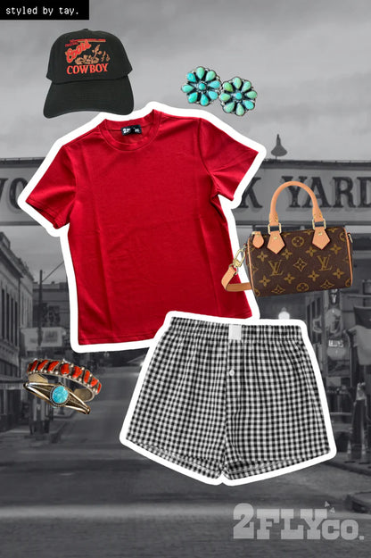 CLOUD BASIC SNUG TEE *ROJO