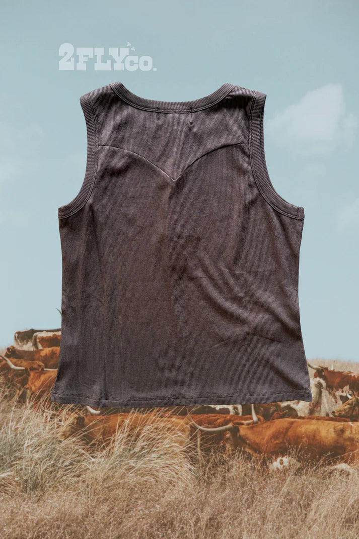 YOAKUM TANK *MOCHA