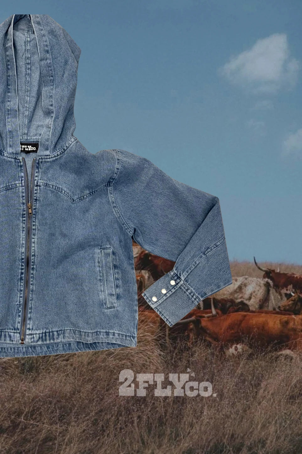 DRY CREEK DENIM *MID WASH JACKET