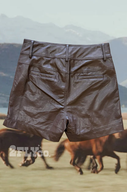 LEGEND LEATHER SHORTS *MOCHA