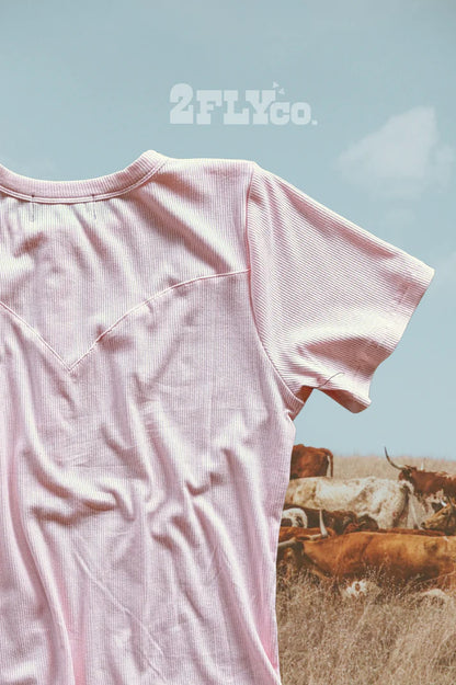 YOAKUM TEE *BLUSH