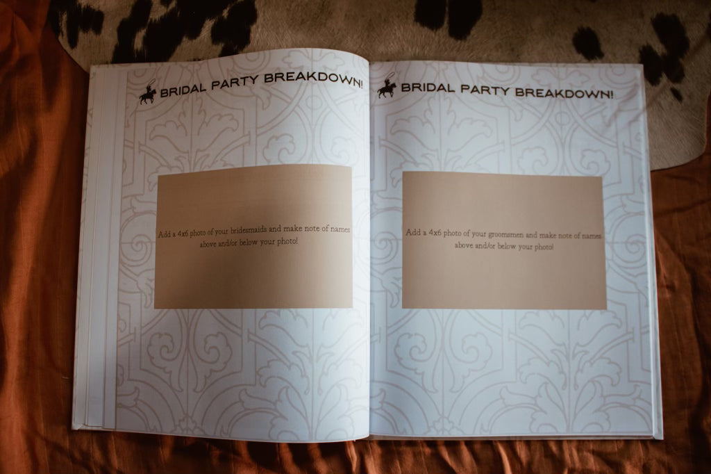 Wedding Book - Saddles Cover