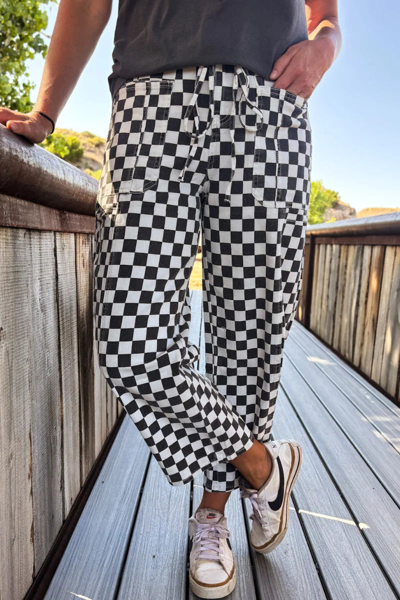 FAST LANE BARREL JEANS