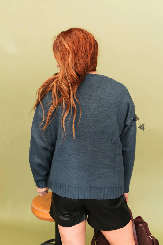 LASSO LEGEND *DENIM CARDI