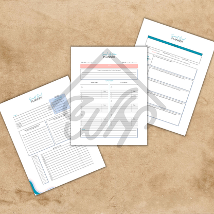 Goal Planning Sheets - Digital Download