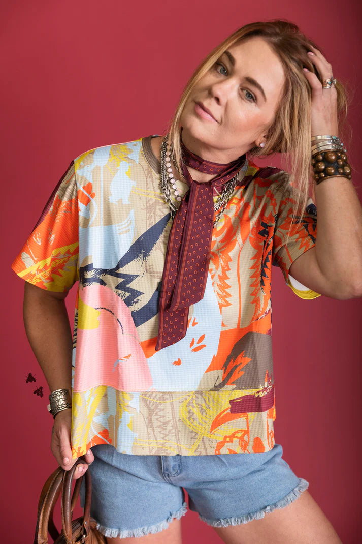 NEON ROUNDUP TOP *BRIGHT BOOTS