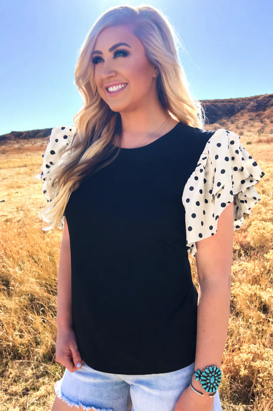 POLKA DOT CHARM TOP