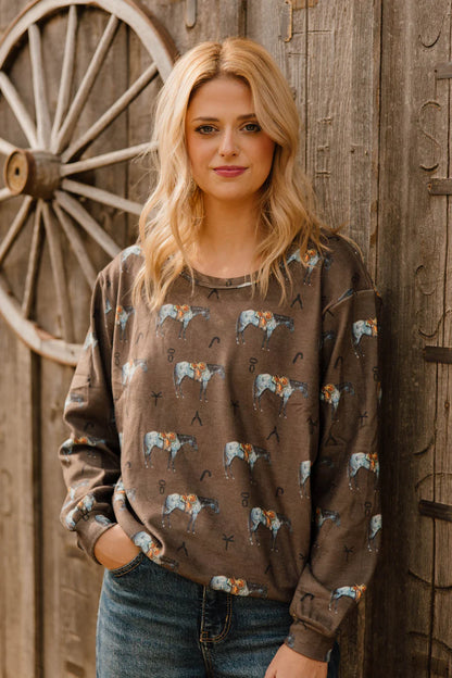 OLD TOWN ROAD BROWN TOP