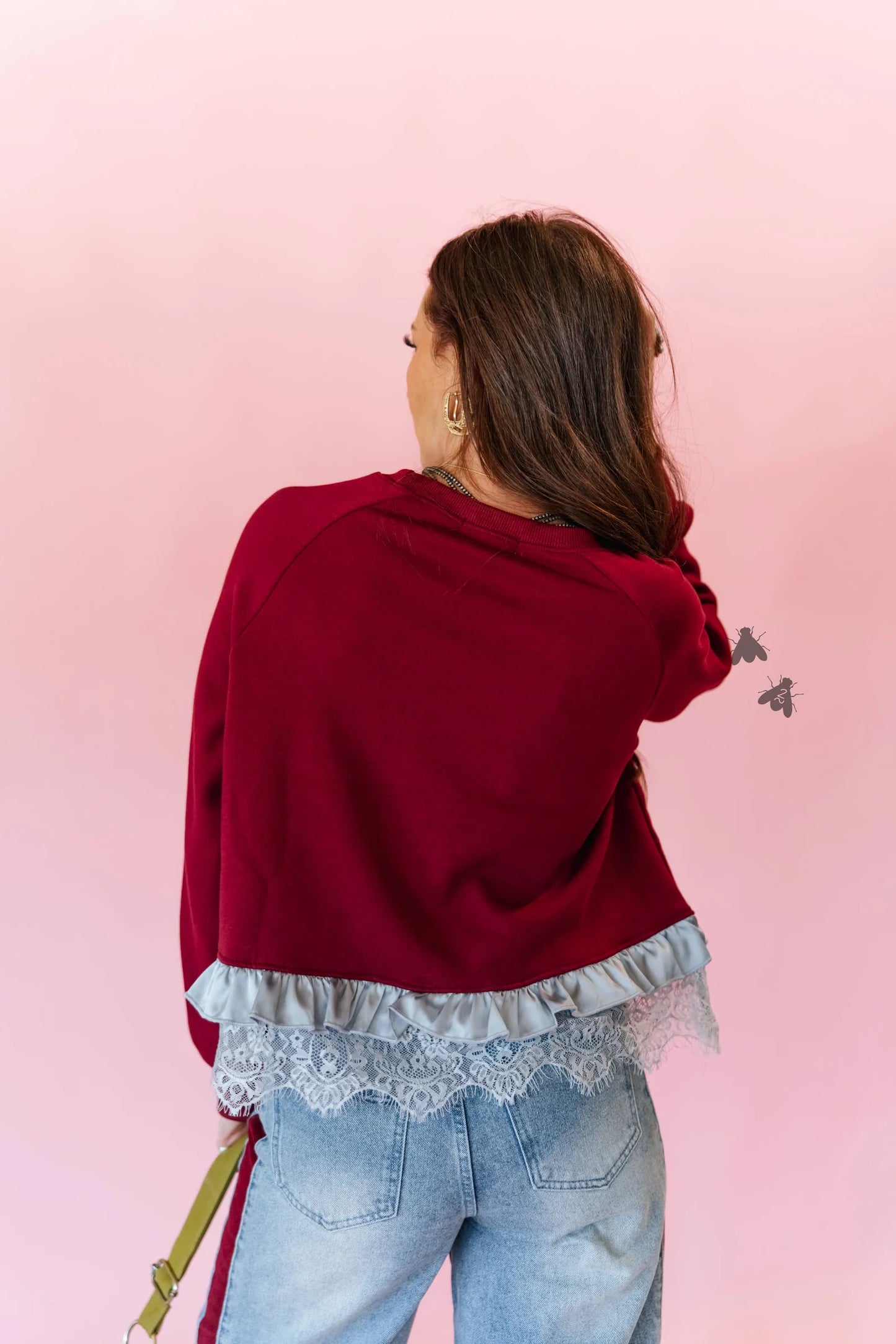 QUILTED GALLOP PULLOVER