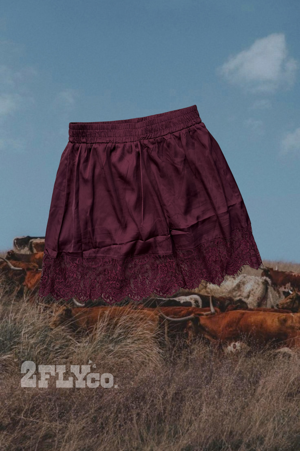 MY LACE EX-TENDy *WINE 2.0 SKORT