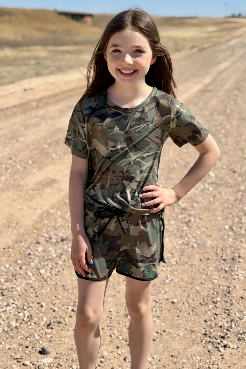 Mini Camo Kreek Shorts