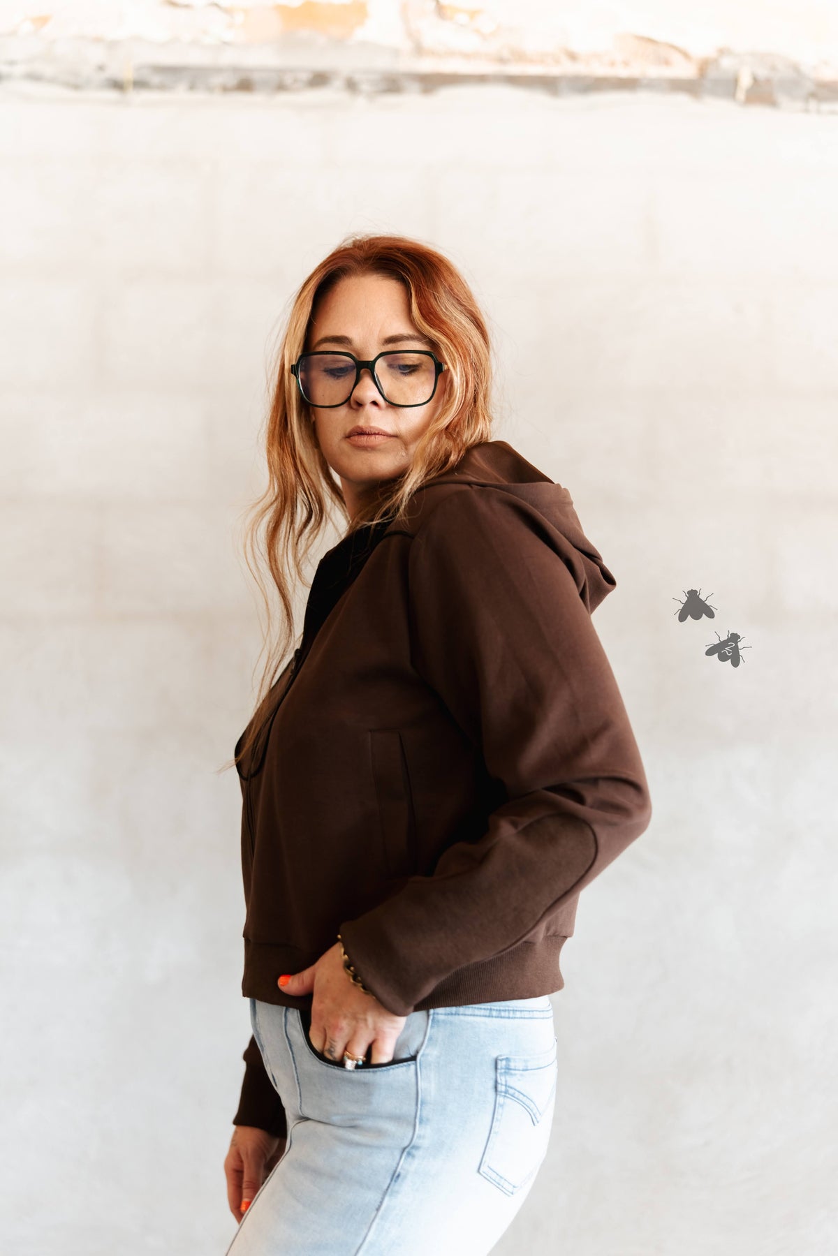 ZIP IT WESTERN *MOCHA JACKET