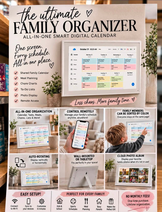Smart Digital Calendar (PLEASE READ DESCRIPTION pre order item!)