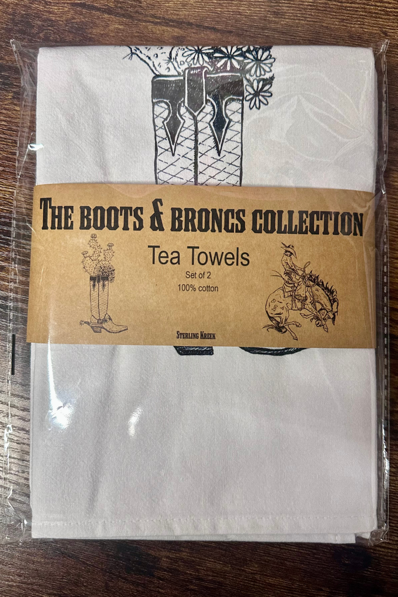 The Boots & Broncs Collection Tea Towels