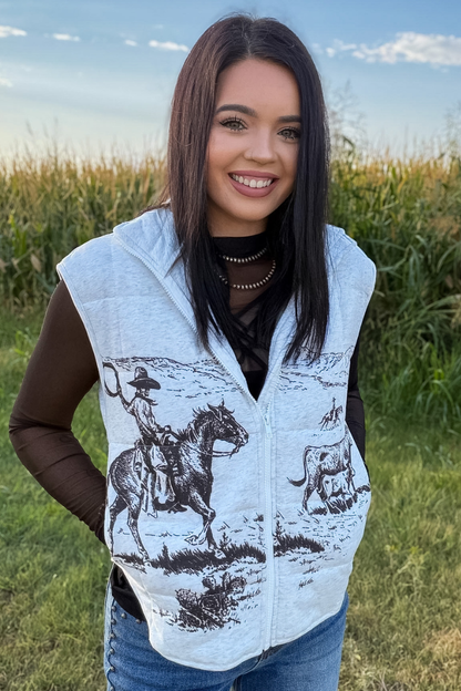 Cowboy Canvas Vest