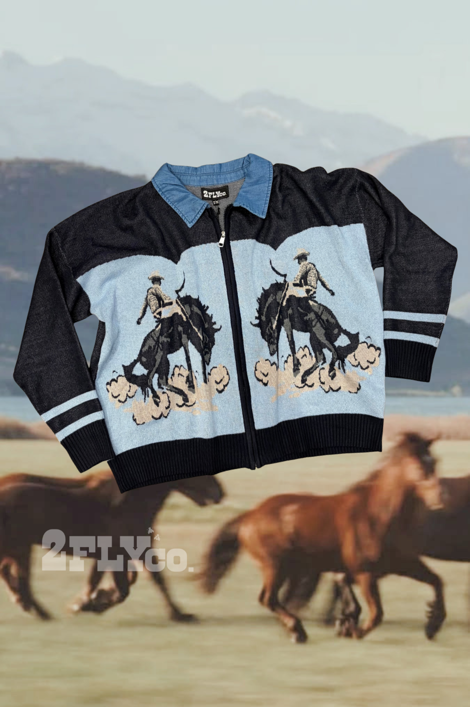 BRONC BLUES JACKET
