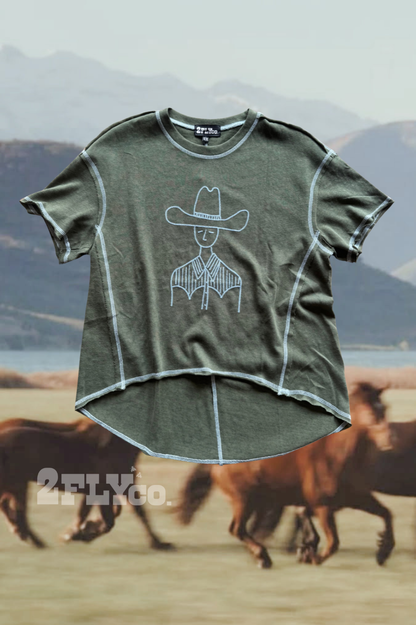 STAREDOWN STITCH *DARK TEE