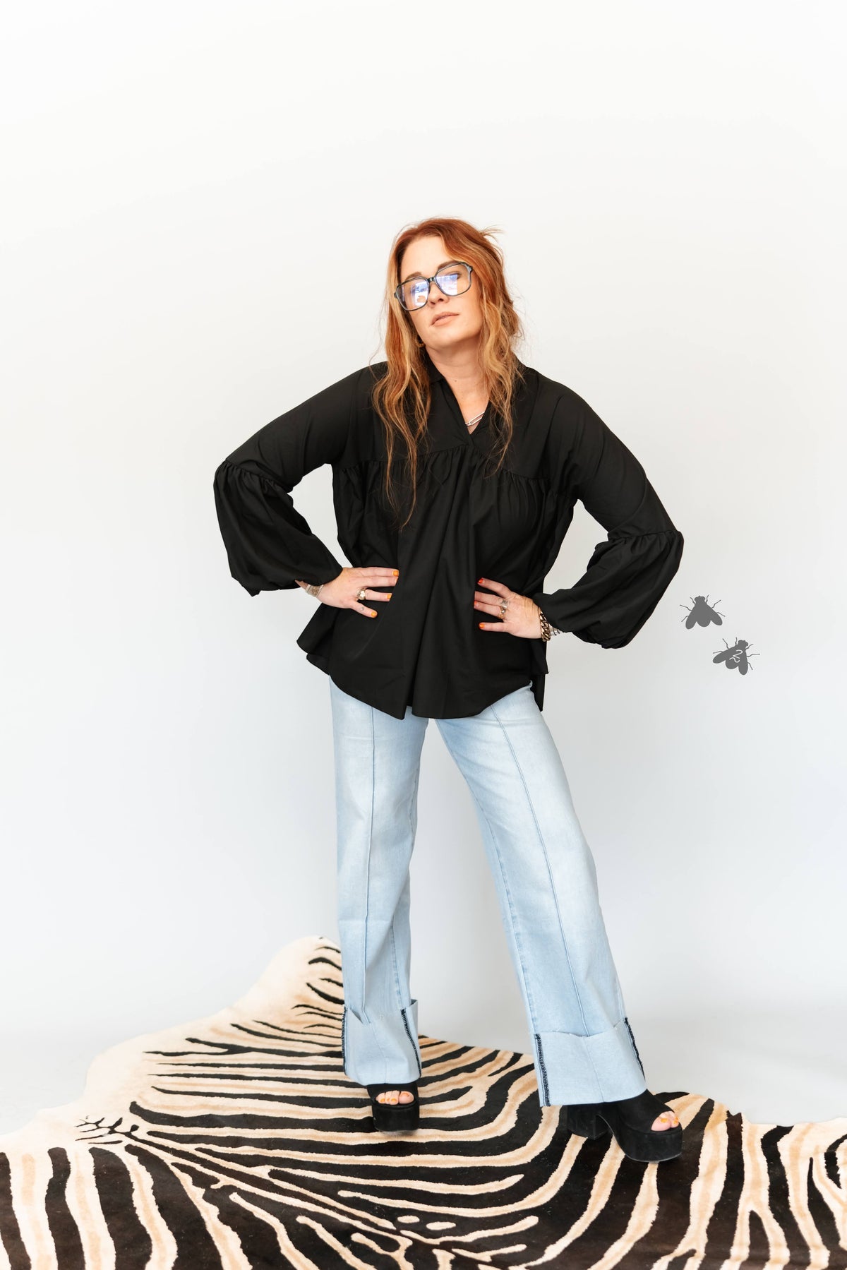 THE BRAZOS TOP *Black
