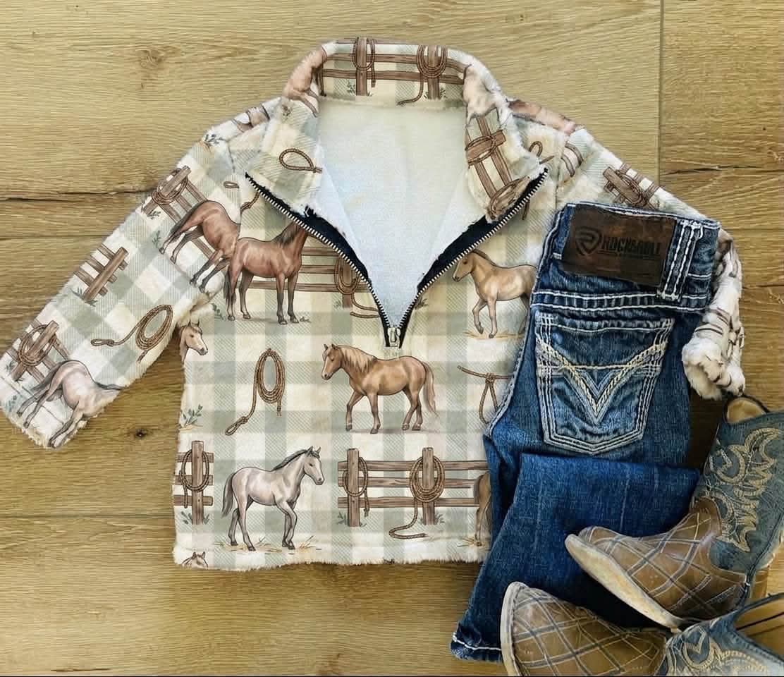 Kids Cowboy Pullover