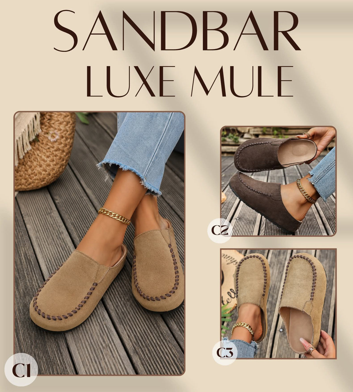 Sandbar Luxe Mule