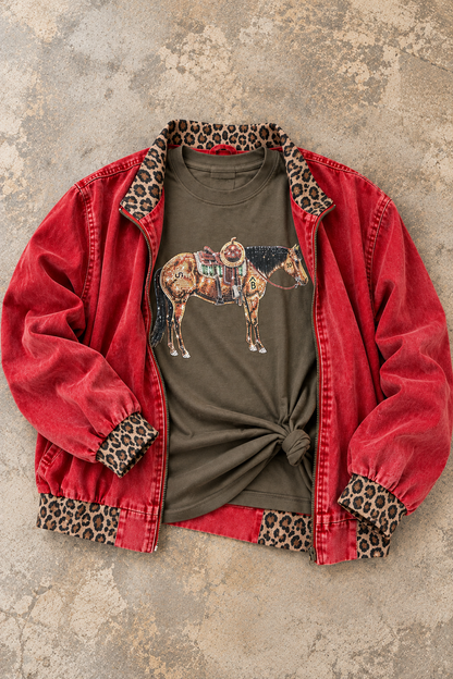 Red Dirt Road Bomber Jacket