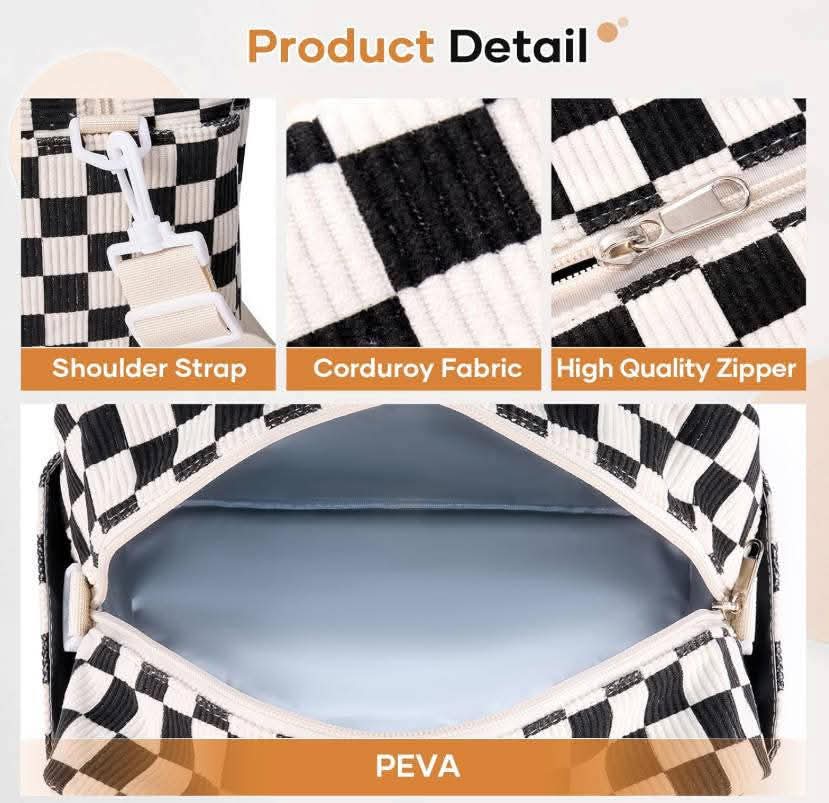 CORDUROY INSULATED LUNCH TOTE *pre order*