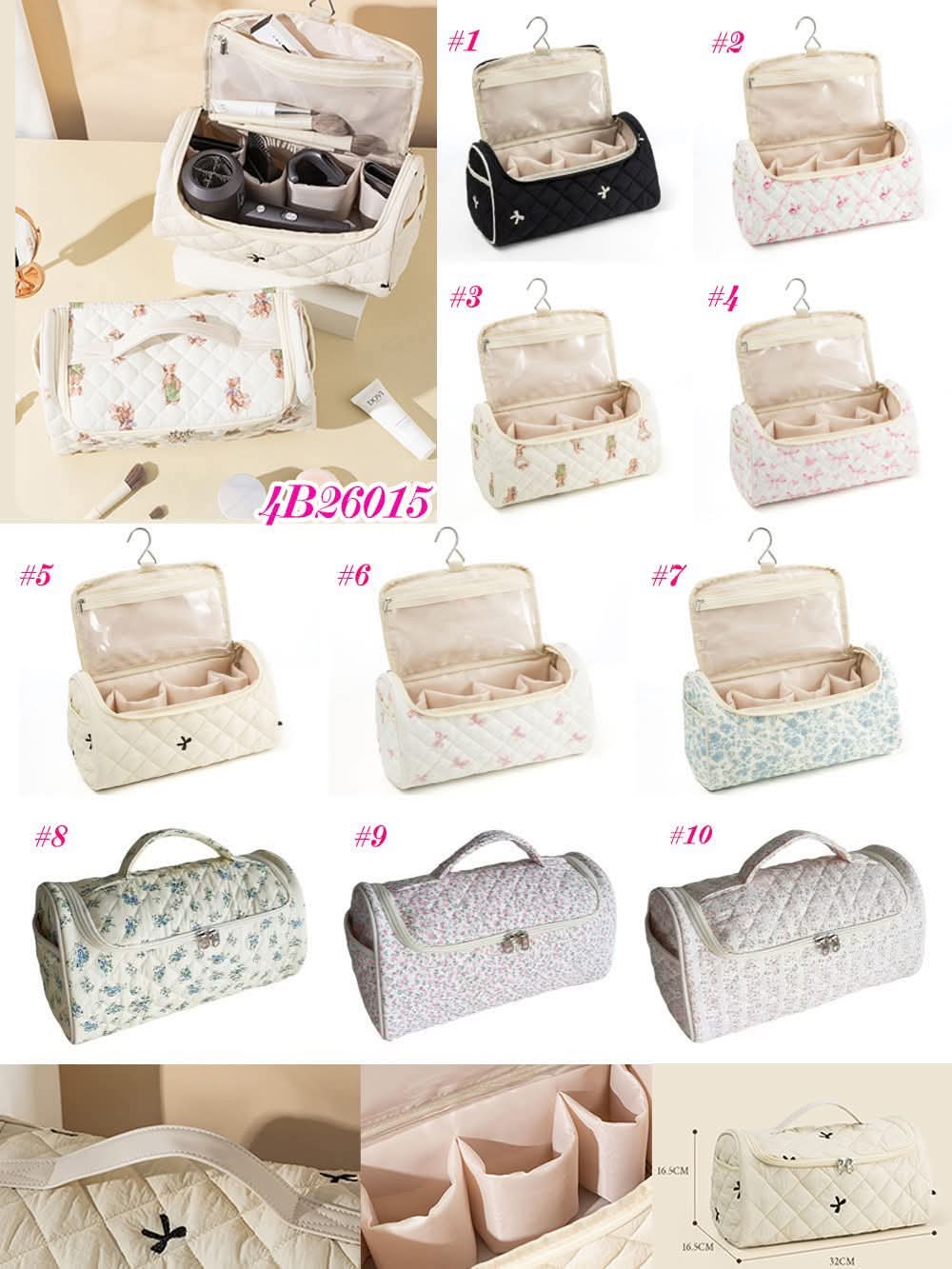 Quilted Travel Storage Bag *pre order* 10 colors