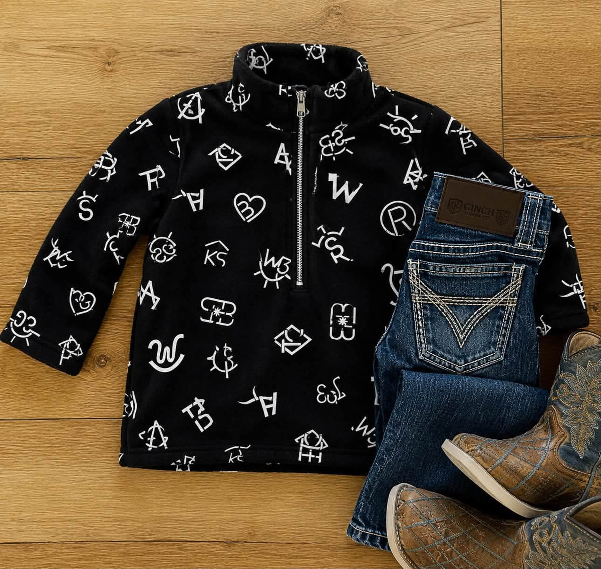 Kids Cowboy Pullover