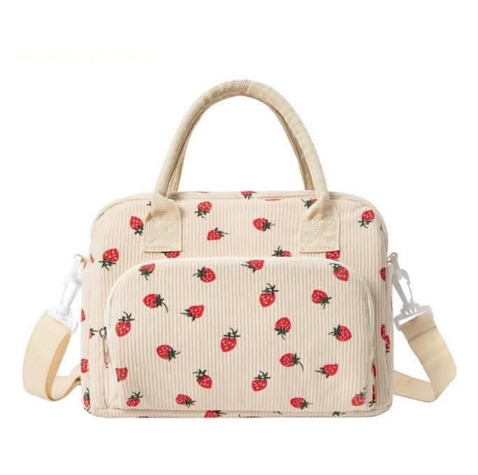 CORDUROY INSULATED LUNCH TOTE *pre order*