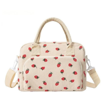 CORDUROY INSULATED LUNCH TOTE *pre order*