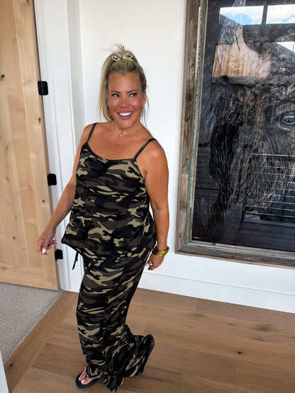 PREORDER- CAMO DELILAH PANT SETS
