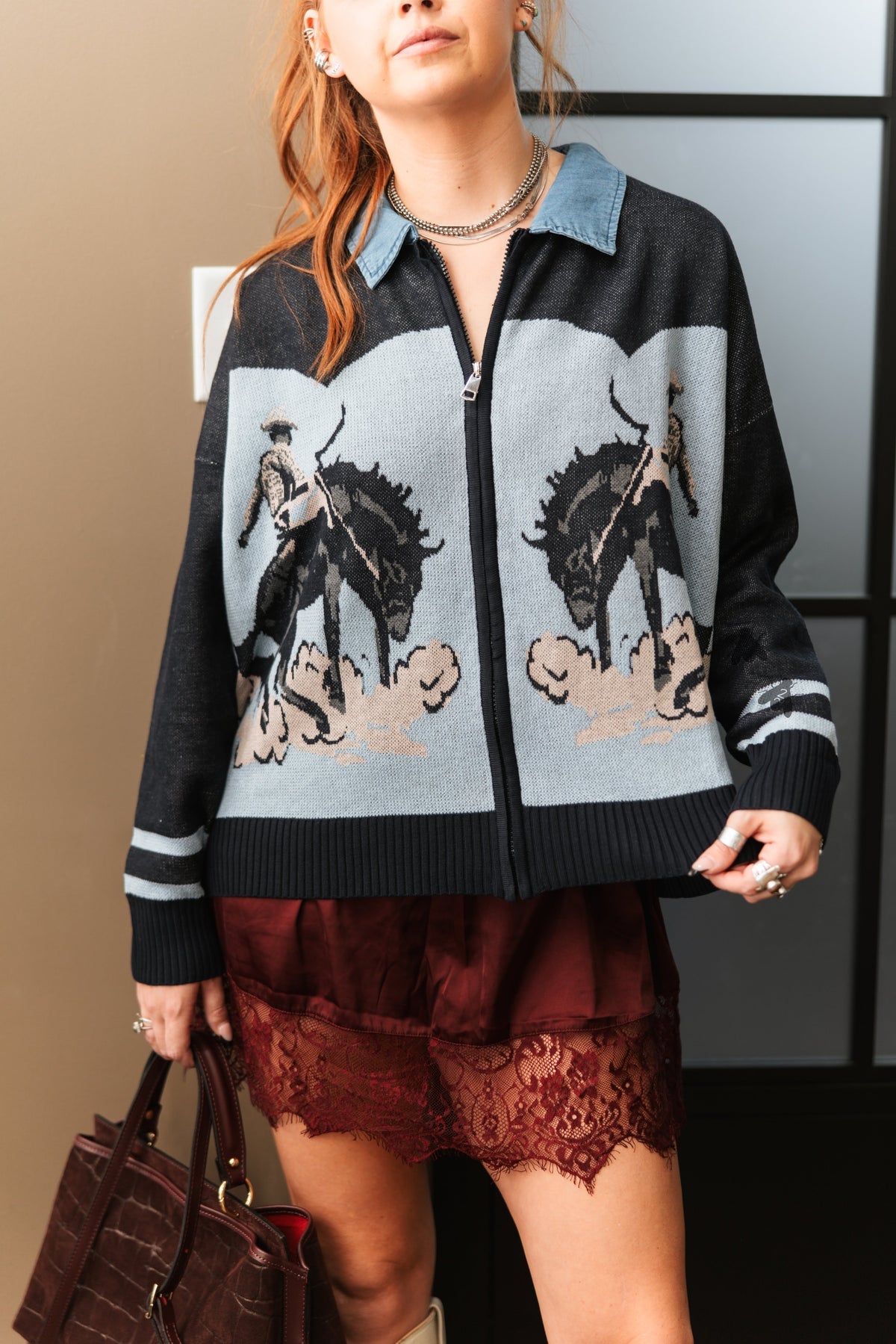 BRONC BLUES JACKET