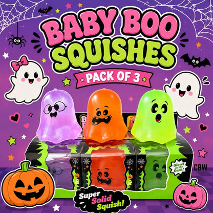 Baby Booooo Squishes (set of 3)