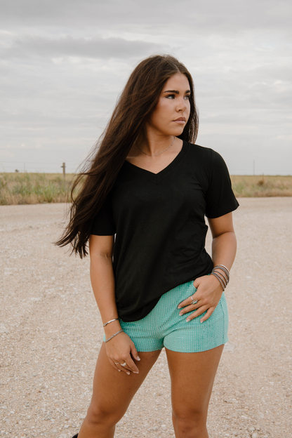 Jitterbug Shorts Turquoise