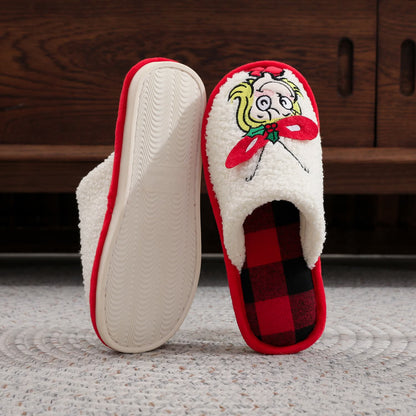 The Mean One Holiday Slippers