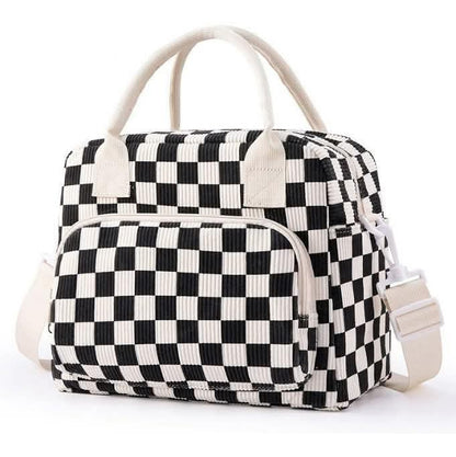 CORDUROY INSULATED LUNCH TOTE *pre order*