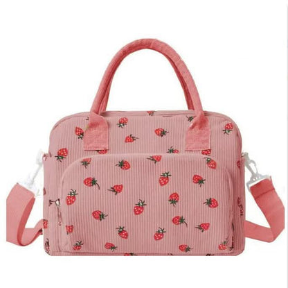 CORDUROY INSULATED LUNCH TOTE *pre order*