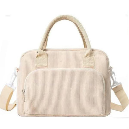 CORDUROY INSULATED LUNCH TOTE *pre order*
