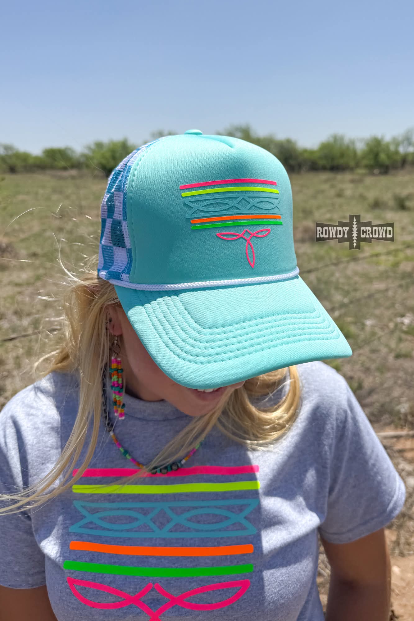 Neon Bootstitch Cap