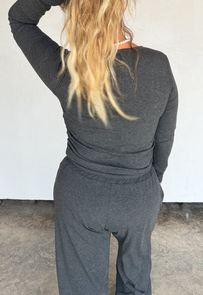 PREORDER- SUNDAY RIBBED LOUNGE SETS