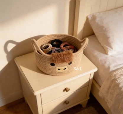 Highland Cow Baskets