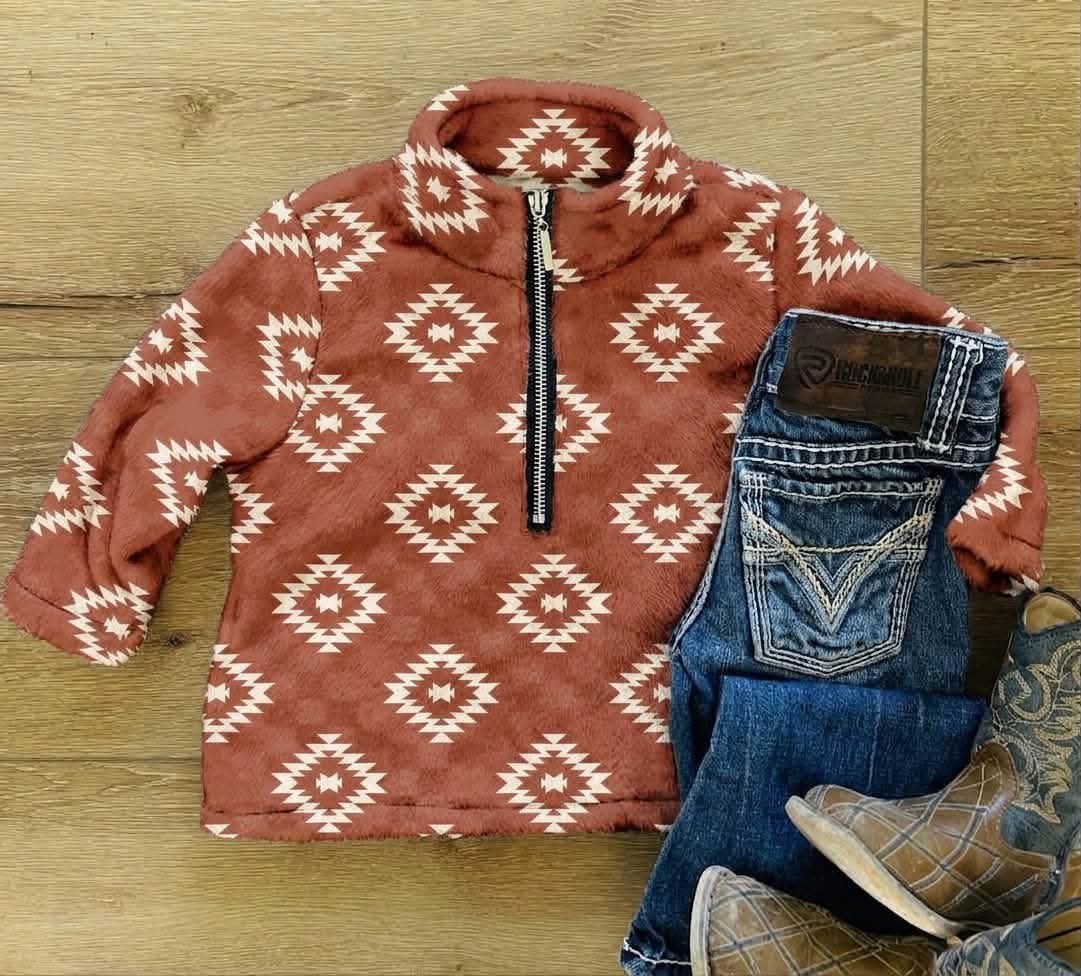 Kids Cowboy Pullover