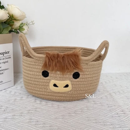 Highland Cow Baskets